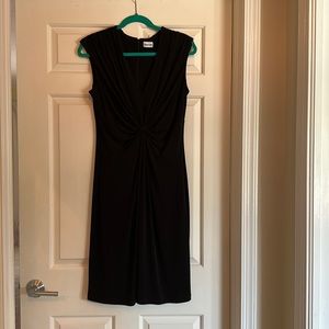 Black sheath dress